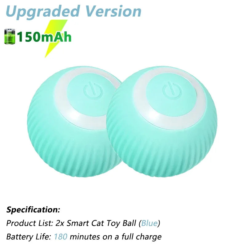 Automatic Rolling Interactive Cat Ball - Smart Electric Toy for Engaging Playtime