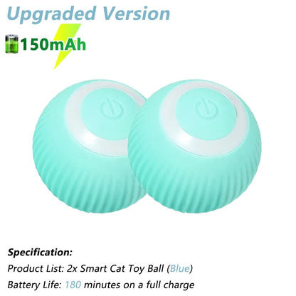 Automatic Rolling Interactive Cat Ball - Smart Electric Toy for Engaging Playtime