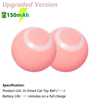 Automatic Rolling Interactive Cat Ball - Smart Electric Toy for Engaging Playtime