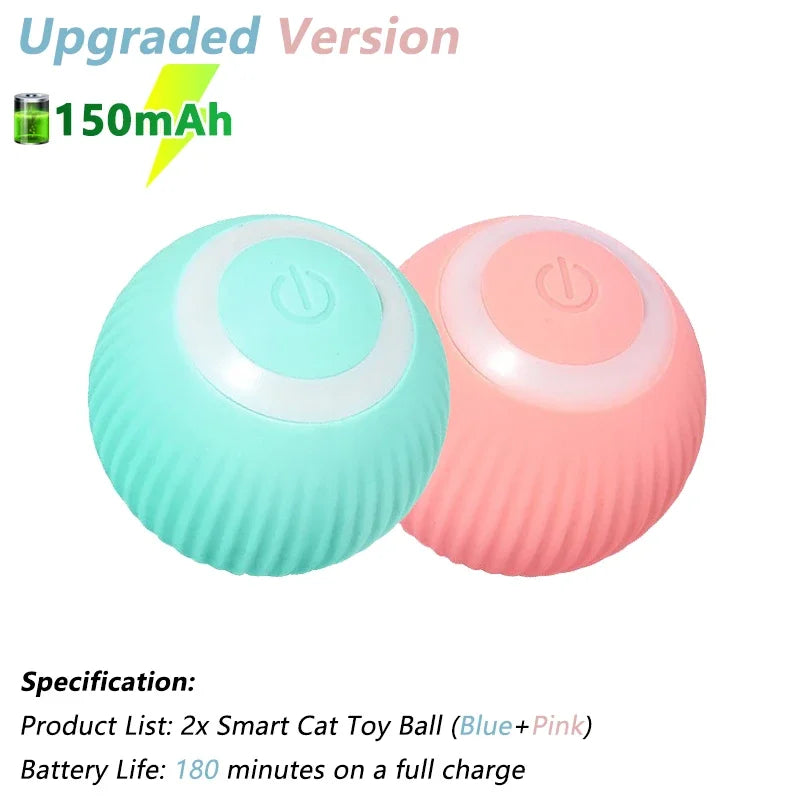 Automatic Rolling Interactive Cat Ball - Smart Electric Toy for Engaging Playtime
