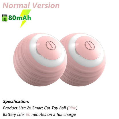 Automatic Rolling Interactive Cat Ball - Smart Electric Toy for Engaging Playtime