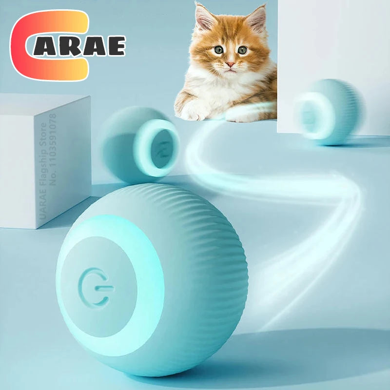 Automatic Rolling Interactive Cat Ball - Smart Electric Toy for Engaging Playtime