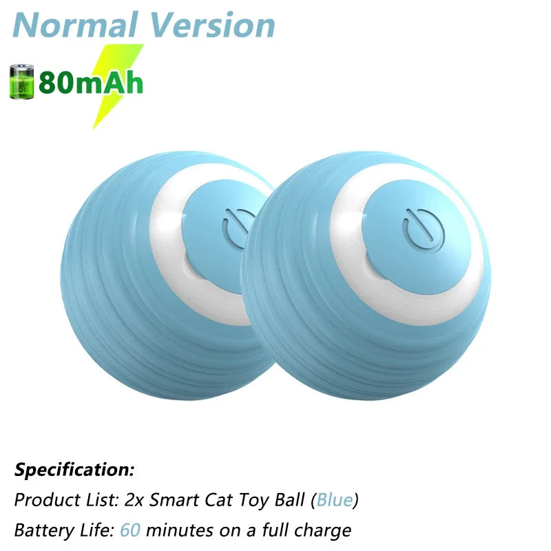 Automatic Rolling Interactive Cat Ball - Smart Electric Toy for Engaging Playtime