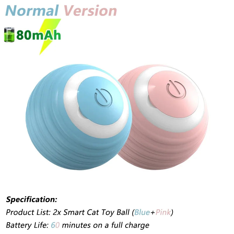Automatic Rolling Interactive Cat Ball - Smart Electric Toy for Engaging Playtime