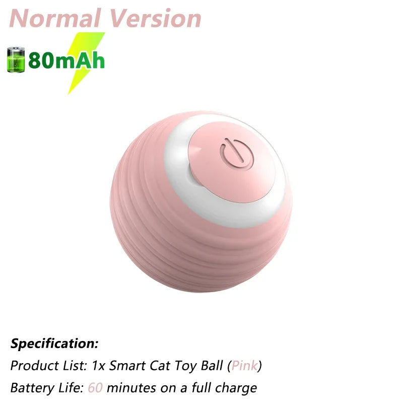 Automatic Rolling Interactive Cat Ball - Smart Electric Toy for Engaging Playtime