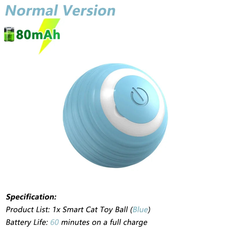 Automatic Rolling Interactive Cat Ball - Smart Electric Toy for Engaging Playtime