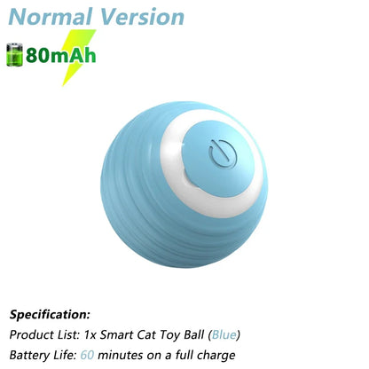 Automatic Rolling Interactive Cat Ball - Smart Electric Toy for Engaging Playtime